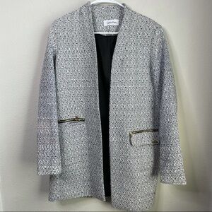 NWOT Calvin Klein Long Jacket Black And Gray